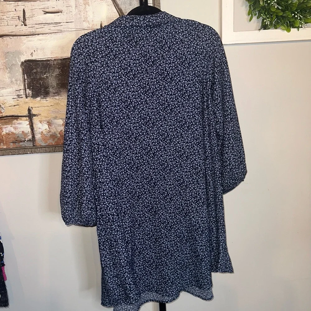 Zara 13-14 Years Old Floral Button-Up‎ Flowy Dress